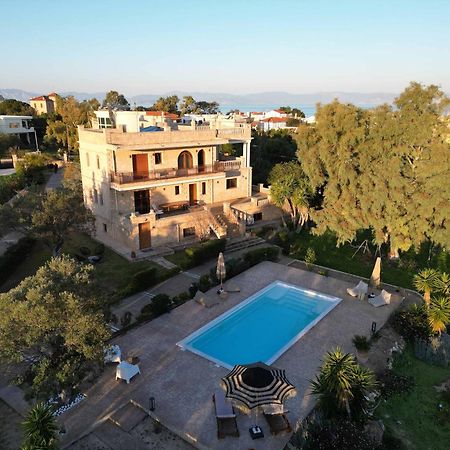Seaside "Stone & Light Villa Ii" Close To Aegina City Khloi Eksteriør billede